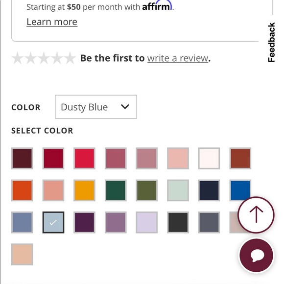 David’s Bridal Dusty Blue Dress - Picture 5 of 6